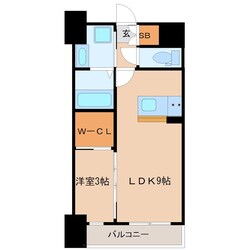 LIFEFIELD　二日市駅前の物件間取画像